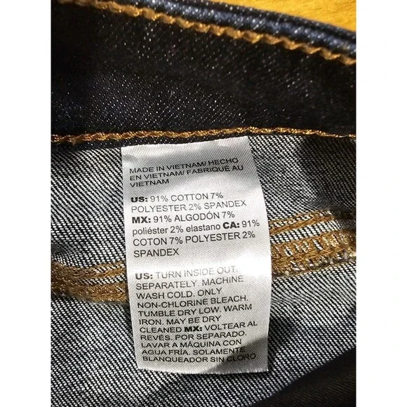 Chico’s So Slimming Pull On Slim Leg Jeans Dark Indigo Size 2.5P US 14P EUC - Picture 9 of 10